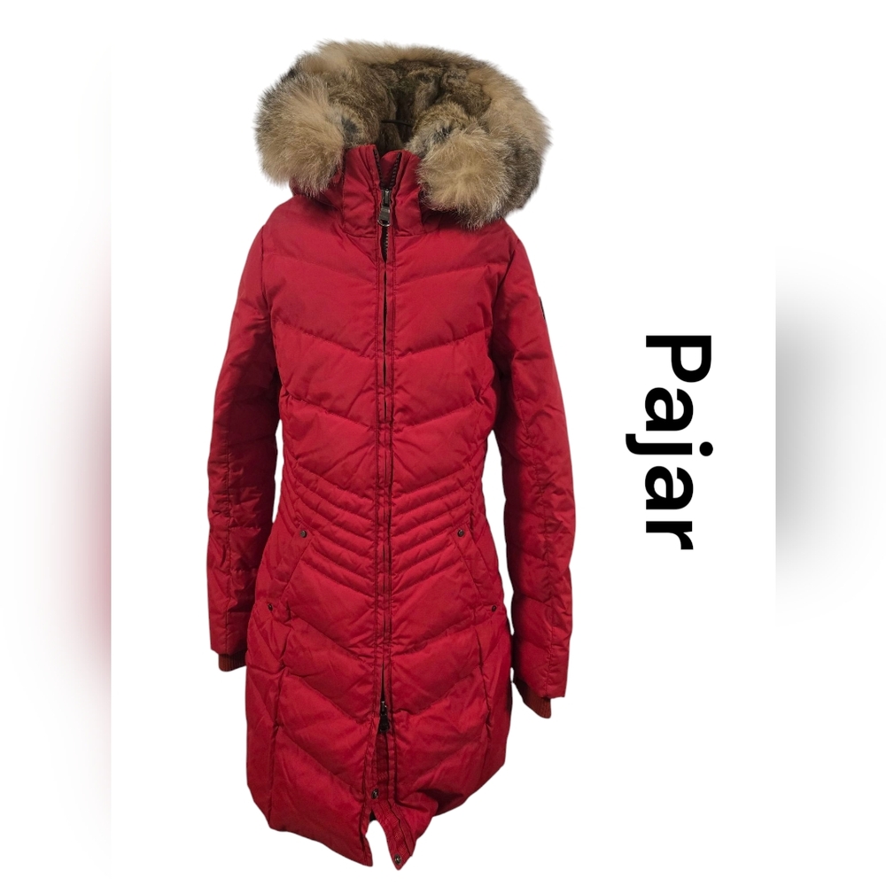 Pajar womens Queens puffer parka with real fur Small